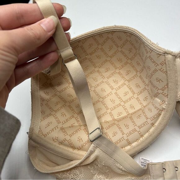 Victoria's Secret Cream lace Full Coverage Bra 36DD - Picture 7 of 7